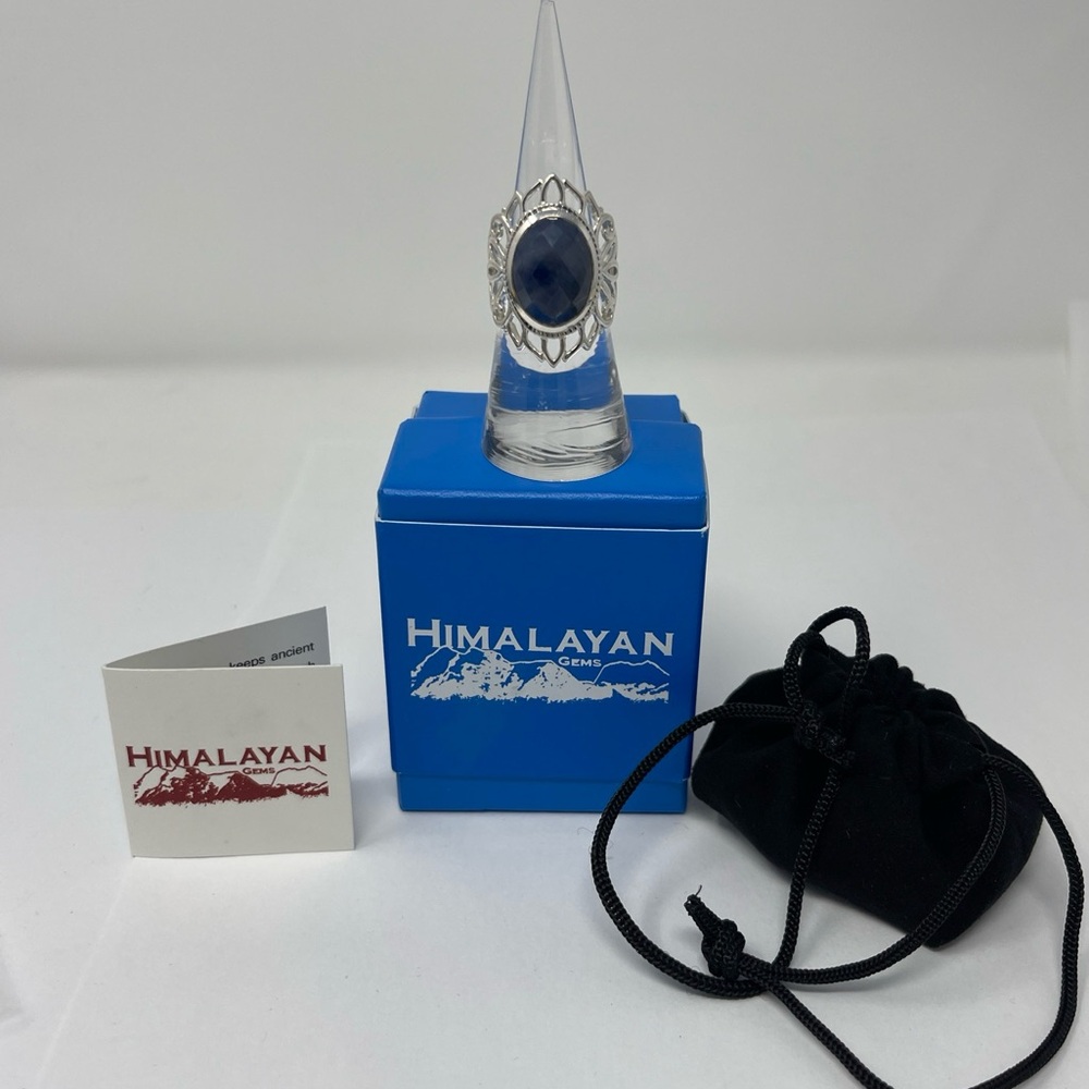 Himalayan Gems Sterling Silver Ring Size 6